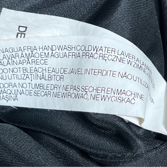 Zara Woman sleeveless black mini dress Sz.Med. lined•side zip• LBD - Picture 9 of 9